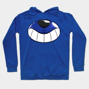 Pool toy muzzle, Blue Hoodie